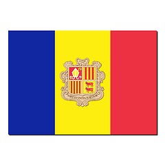 Image showing The national flag of Andorra