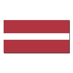 Image showing The national flag of Latvia