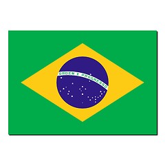 Image showing The national flag of Brazil