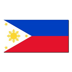 Image showing The national flag of Philippines