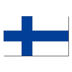 Image showing The national flag of Finland