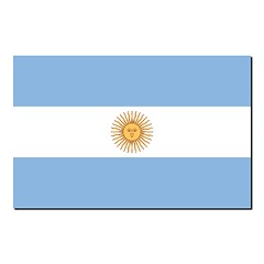Image showing The national flag of Argentina