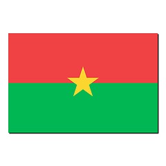 Image showing The national flag of Burkina_Faso