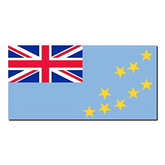 Image showing The national flag of Tuvalu