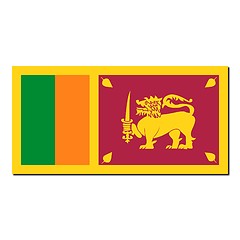 Image showing The national flag of Sri Lanka