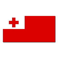 Image showing The national flag of Tonga