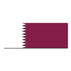 Image showing The national flag of Qatar