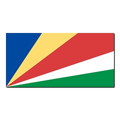 Image showing The national flag of Seychelles