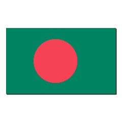 Image showing The national flag of Bangladesh