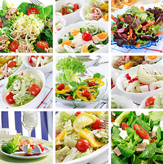 Image showing Healthy food collage