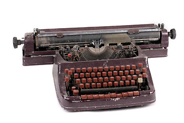 Image showing Old vintage typewriter