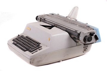 Image showing Old vintage typewriter