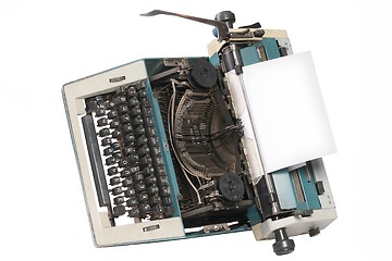 Image showing Old vintage typewriter