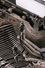 Image showing Old vintage typewriter