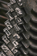 Image showing Old vintage typewriter