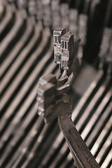 Image showing Old vintage typewriter