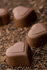 Image showing Heart shape chocolate