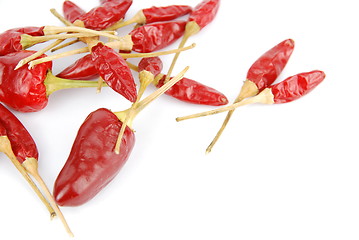 Image showing Bunch of red peppers