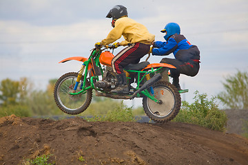 Image showing moto cross rider