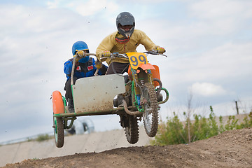 Image showing moto cross rider