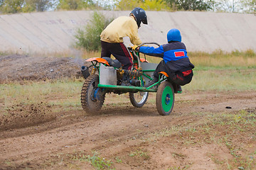 Image showing moto cross riders