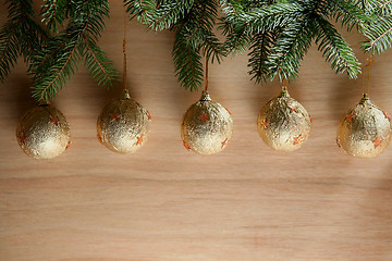 Image showing Golden christmas