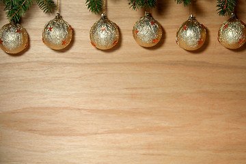 Image showing Golden christmas