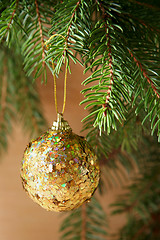 Image showing Golden christmas