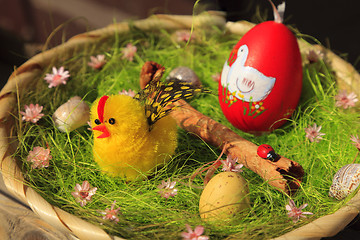 Image showing Easter basket