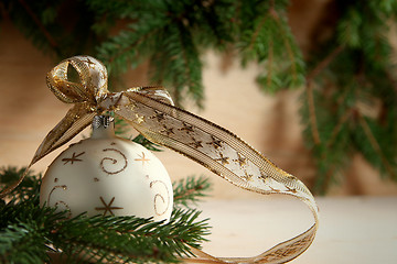 Image showing Golden christmas