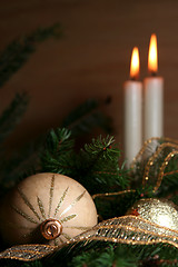 Image showing Golden christmas