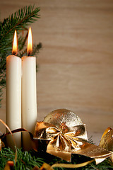Image showing Golden christmas