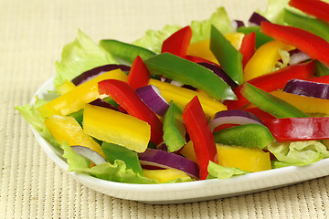 Image showing Vegetarian salad