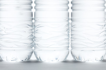 Image showing Water Bottles Abstract