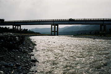 Image showing river bridge