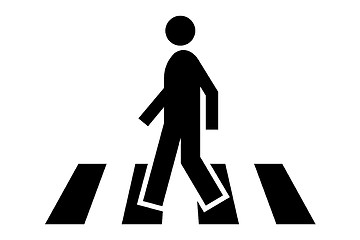 Image showing Zebra crossing