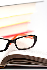 Image showing books and glasses