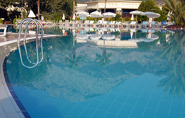Image showing Swimming pool at summer resort