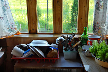 Image showing Rustic kitchen