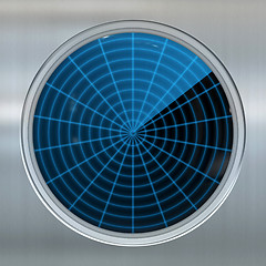 Image showing sonar or radar screen