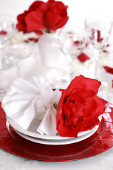 Image showing Fine place setting