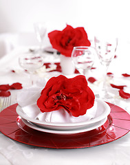 Image showing Fine place setting