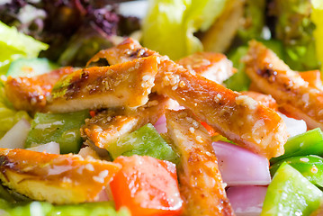 Image showing sesame chicken salad