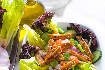 Image showing sesame chicken salad