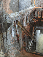 Image showing Detail in a salt mine