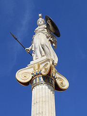 Image showing Statue of Athena in Greece