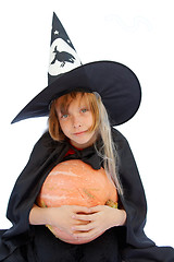 Image showing Young witch