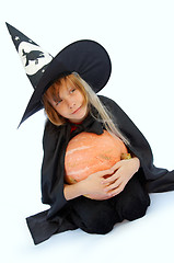 Image showing Young witch