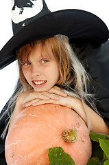 Image showing Young witch