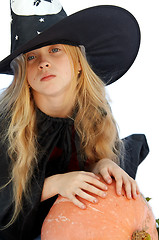 Image showing Young witch